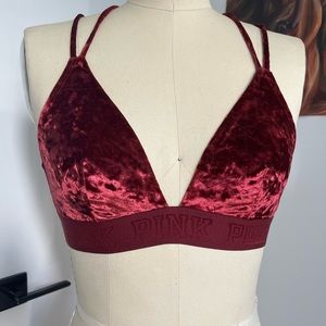 Velvet Red Bra
